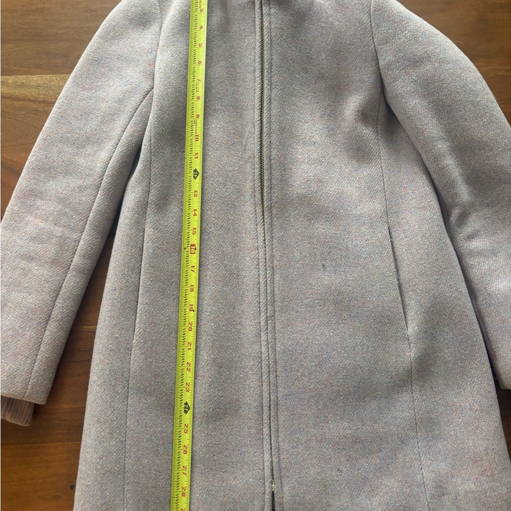 J. Crew Light Gray Trench Coat